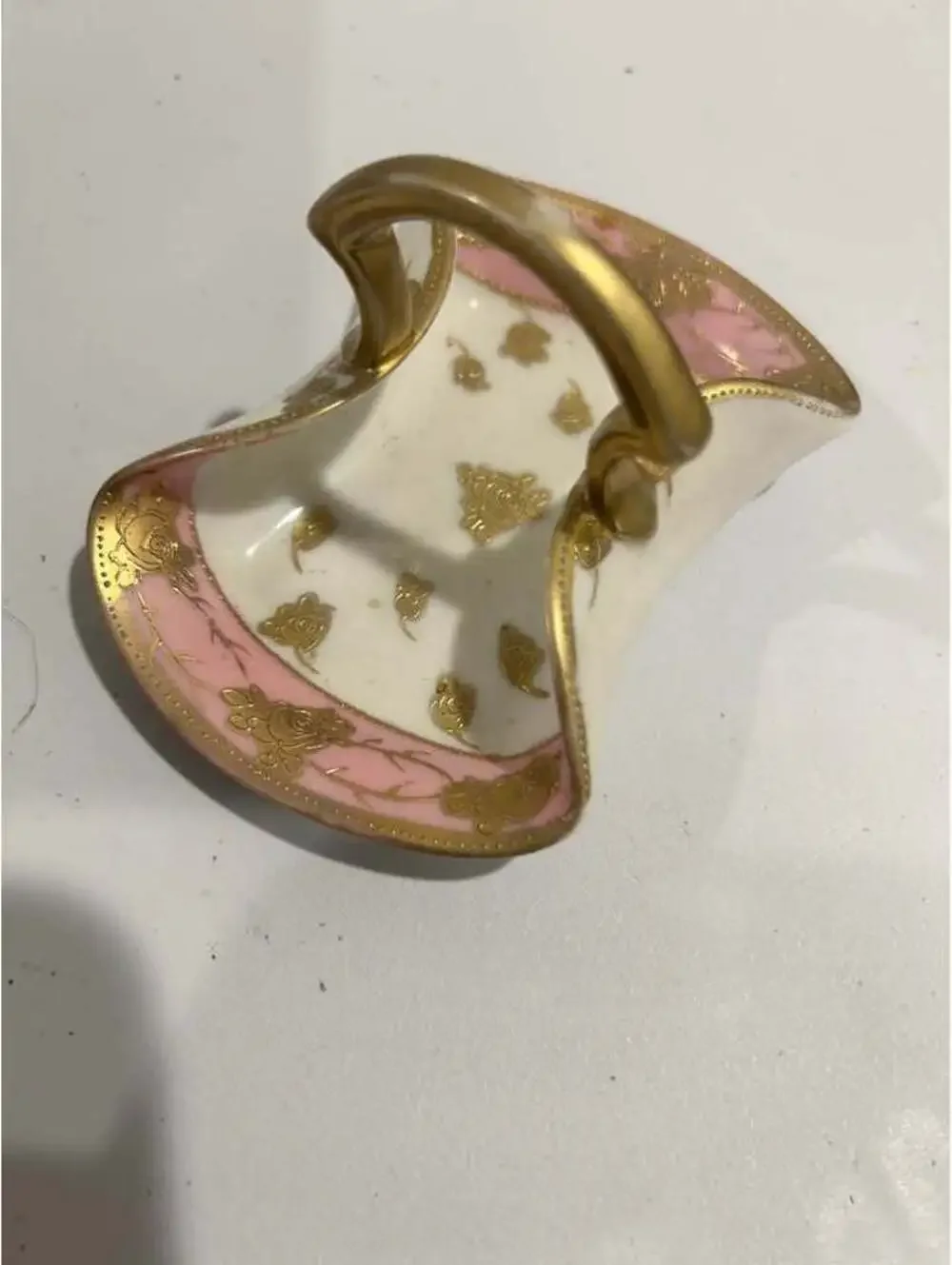 Hand Painted Nippon Porcelain Basket